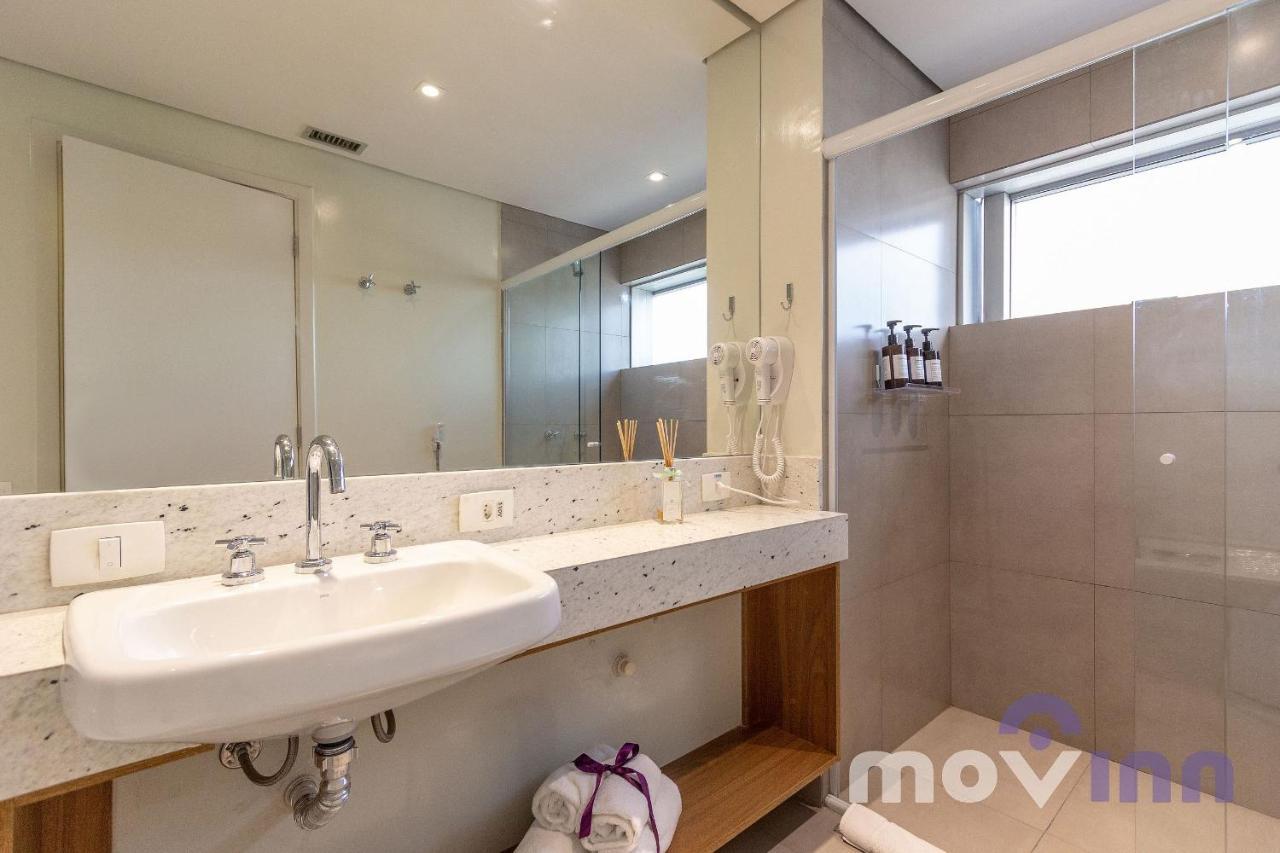 Flat Berrini 20º Andar By Movinn | 82M² 圣保罗 外观 照片