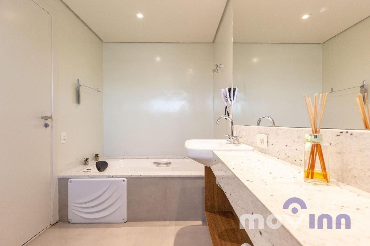Flat Berrini 20º Andar By Movinn | 82M² 圣保罗 外观 照片