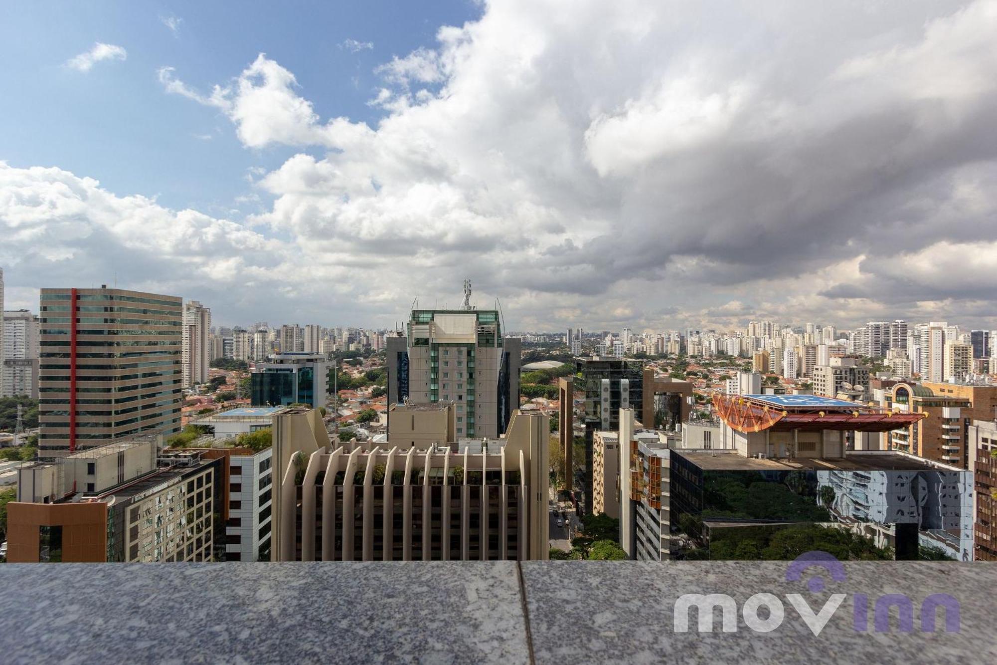 Flat Berrini 20º Andar By Movinn | 82M² 圣保罗 外观 照片