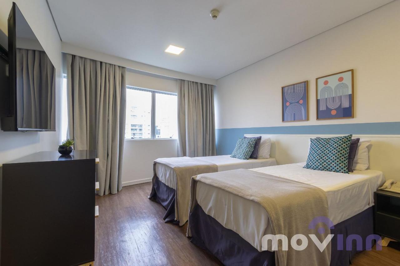 Flat Berrini 20º Andar By Movinn | 82M² 圣保罗 外观 照片